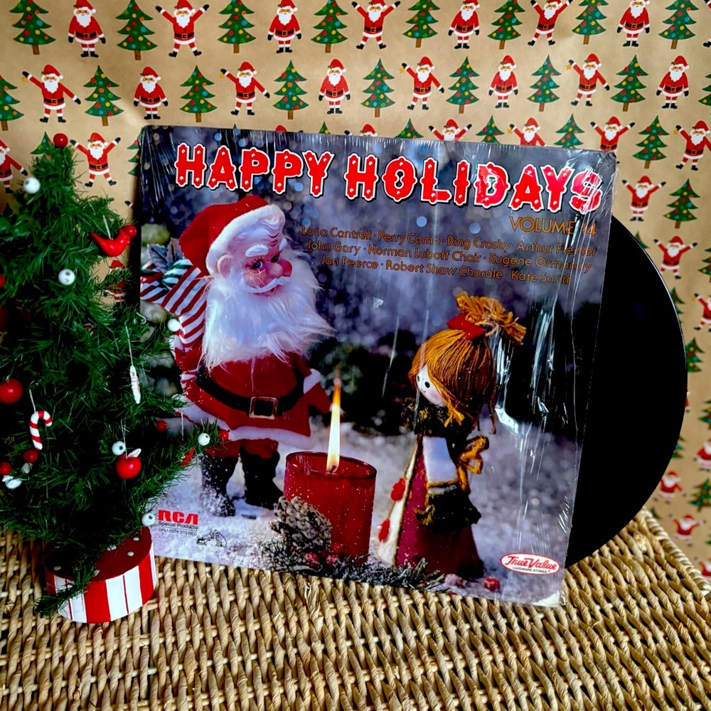 70's "Happy Holidays Vol 14" Record - True Value Hardware - 70's Christmas Album